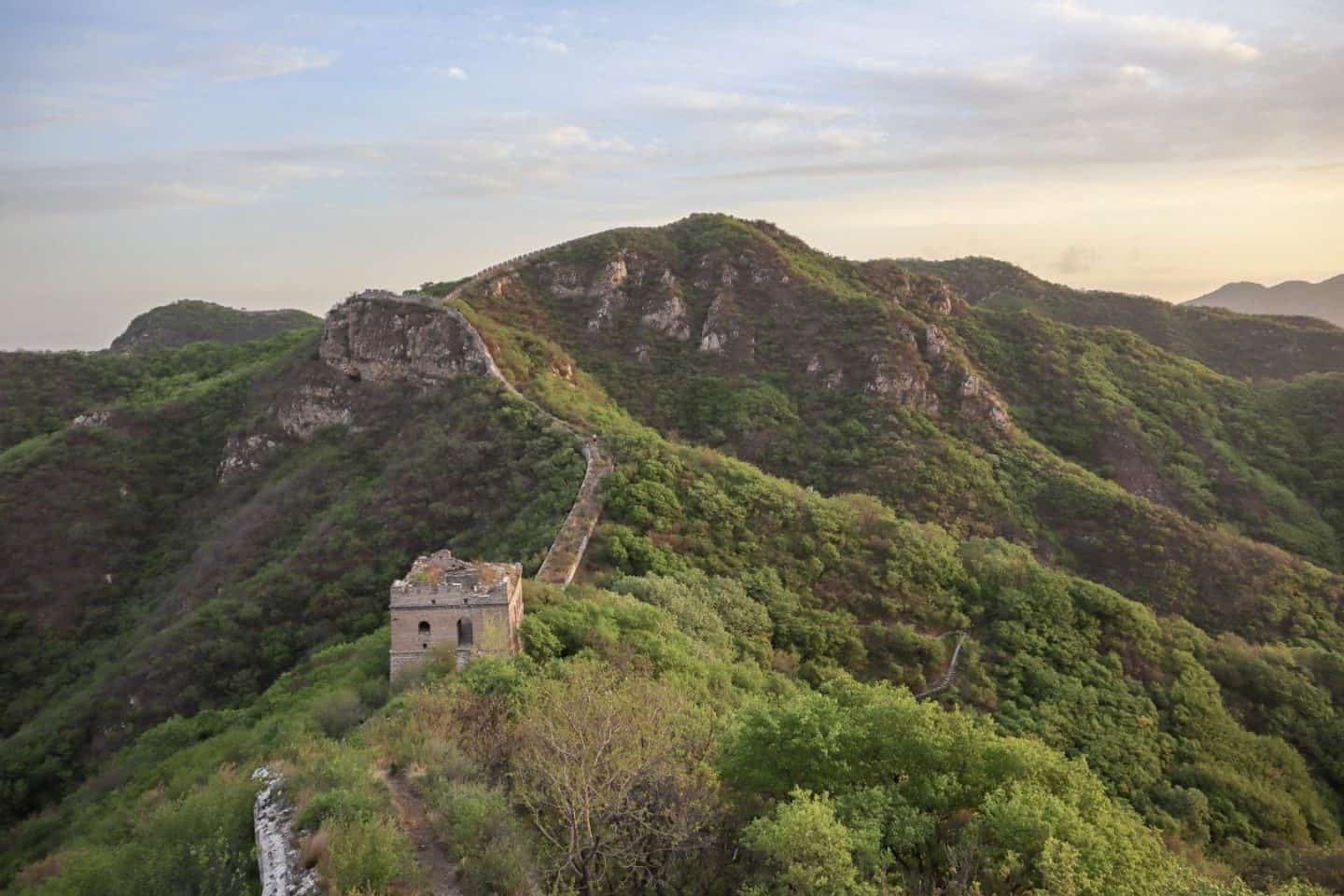 camping on the great wall of china - camping on Great Wall of China