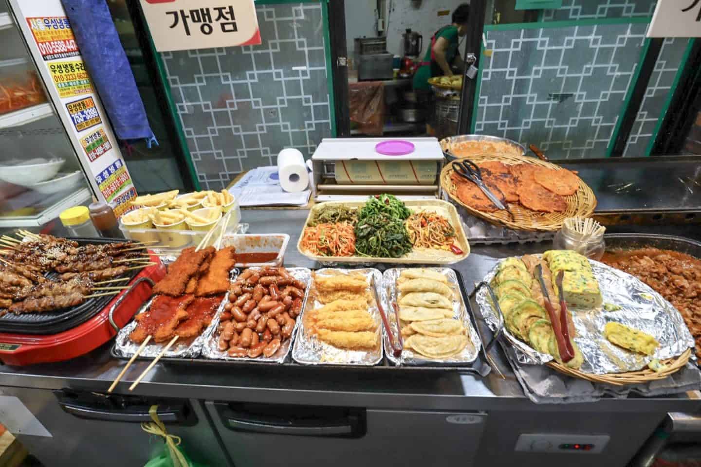 street food from tongin market seoul - street food from tongin market seoul