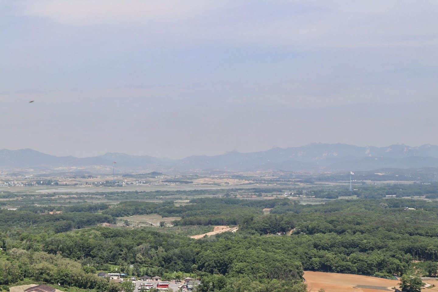 -North Korea from DMZ Observatory - North Korea from DMZ Observatory