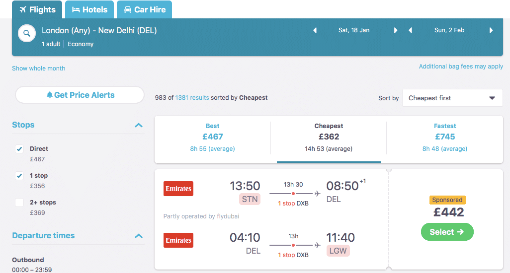 london to Delhi flights and prices - london to Delhi flights and prices