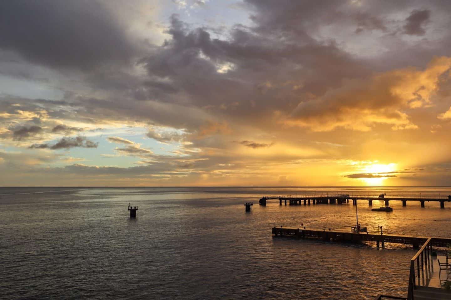 sunset from fort young hotel dominica - Dominica travel guide, sunset from fort young hotel dominica