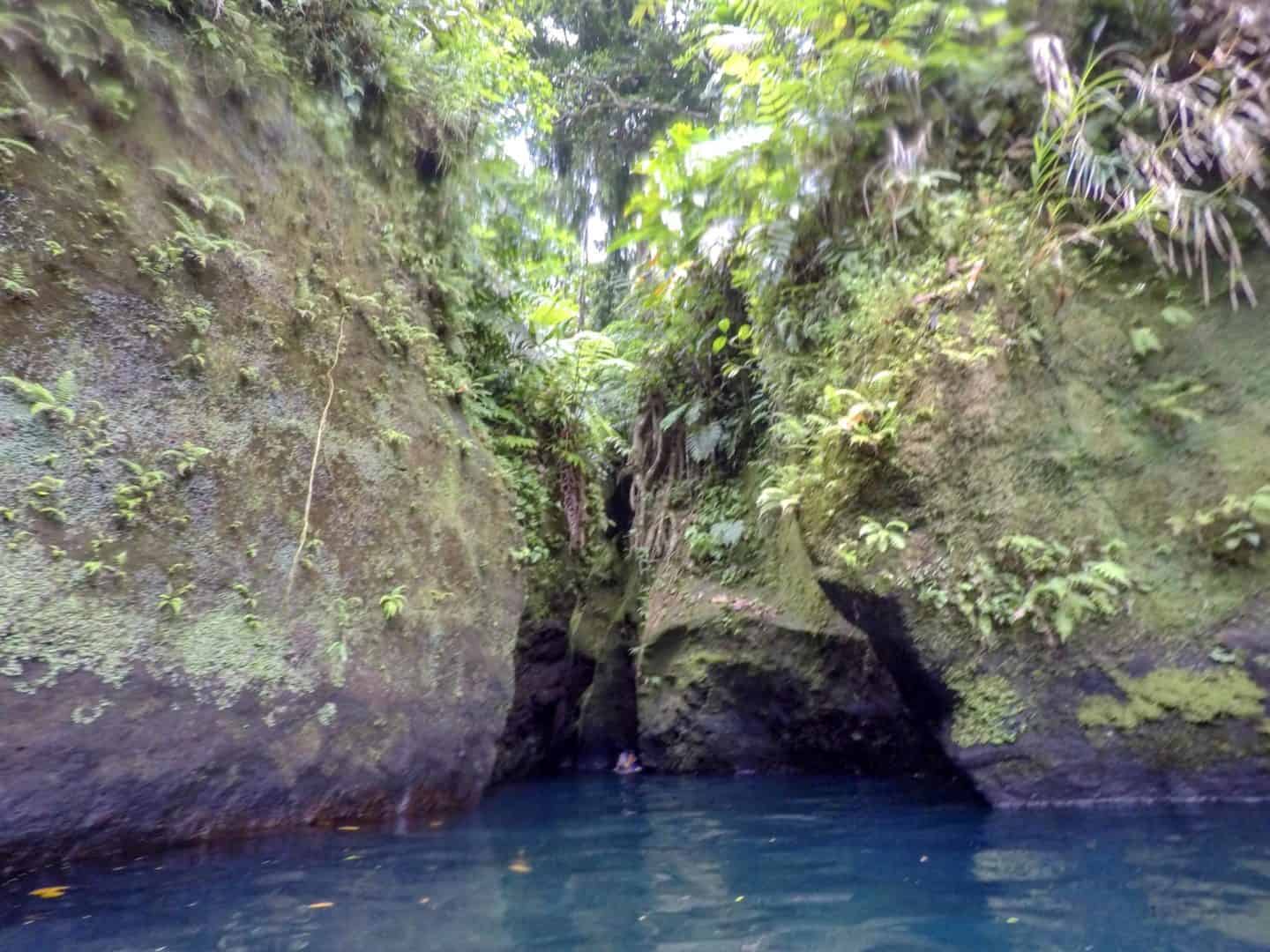 titou gorge dominica - dominica travel guide, titou gorge dominica blue water