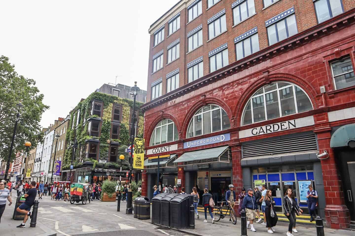 covent garden tube station - covent garden tube station | covent garden london guide