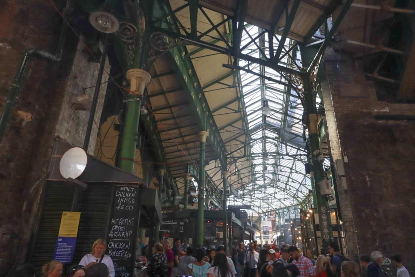 Borough Food Market london - 3 day London Itinerary