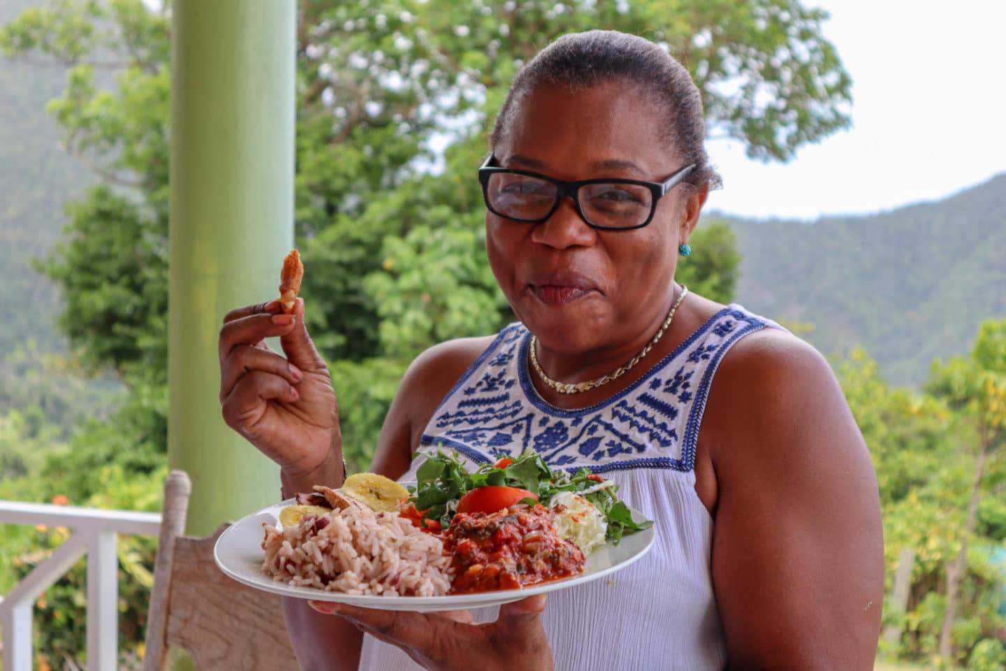 daria from cooking caribbean in Dominica - dominica travel guide, daria from cooking caribbean with food