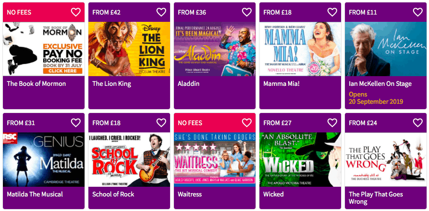 Shows on in London | covent garden london guide