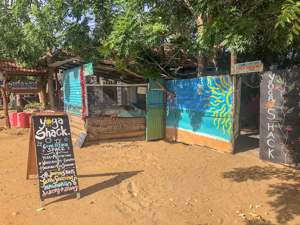 Yoga Shack in Arugam Bay - Things to do in Arugam Bay, yoga shack outside in Arugam Bay