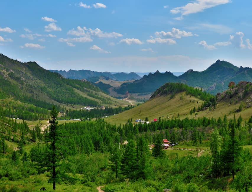 mongolia collab - Green landscape in Mongolia weather | best places to travel in Asia in July and August