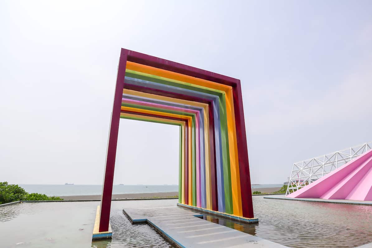 Cijin Island Rainbow Church - Kaohsiung to Cijin Island, Rainbow Church Bridge Cijin Island