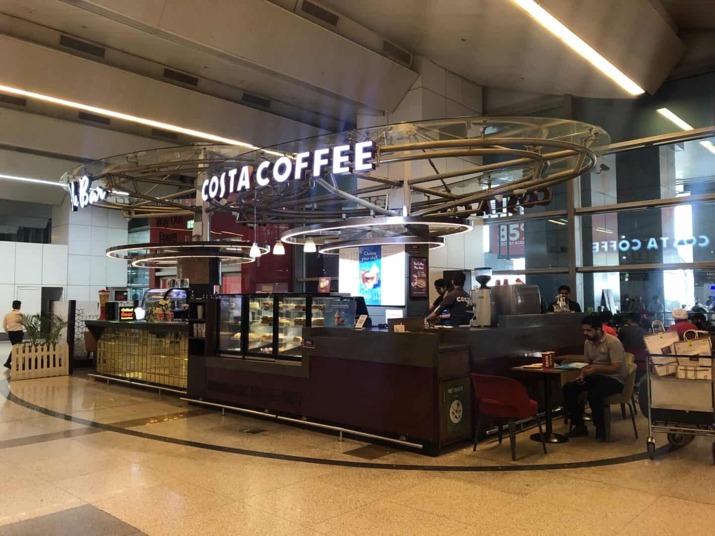 Costa Coffee Delhi Airport - Sim card in Delhi Airport, Costa Coffee Delhi Airport