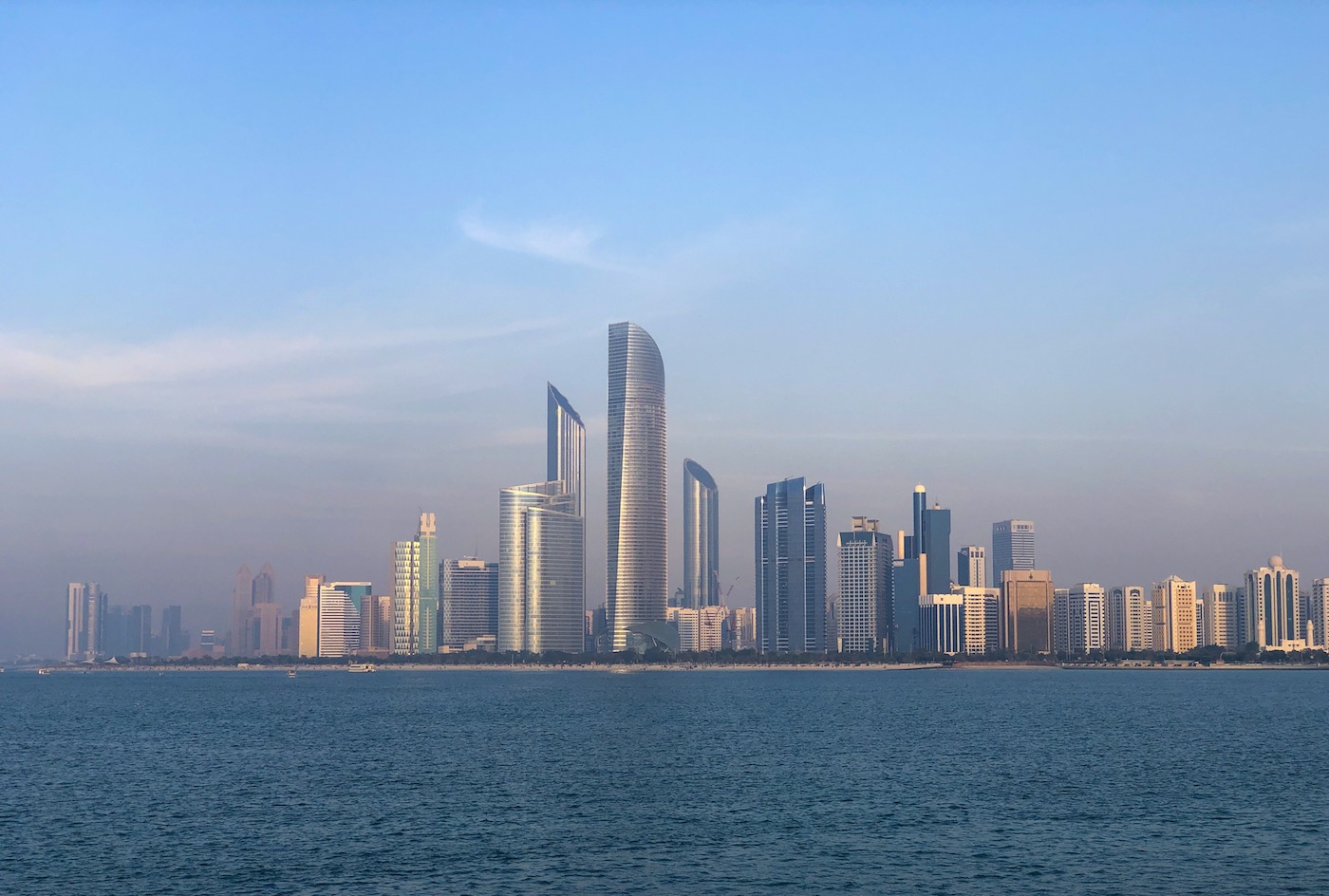 Abu Dhabi skyline - Abu Dhabi Skyline | best places to travel in Asia December and January