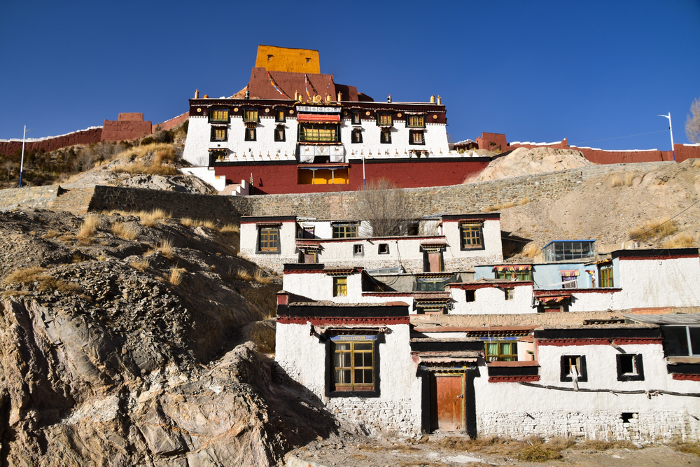 best places to visit in Asia in January and February, Tibet building