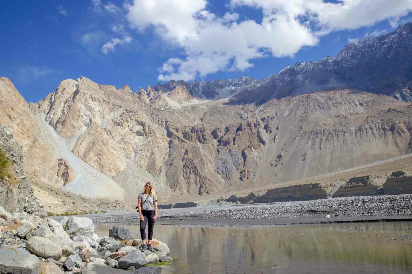 Passu Cones - ellie quinn and passu mountains | Pakistan itinerary