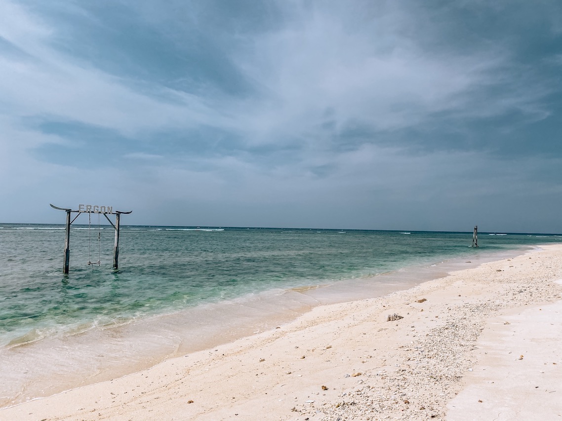 Ergon Resort Swing Gili T - Bali Lombok itinerary, Swing on Gili T