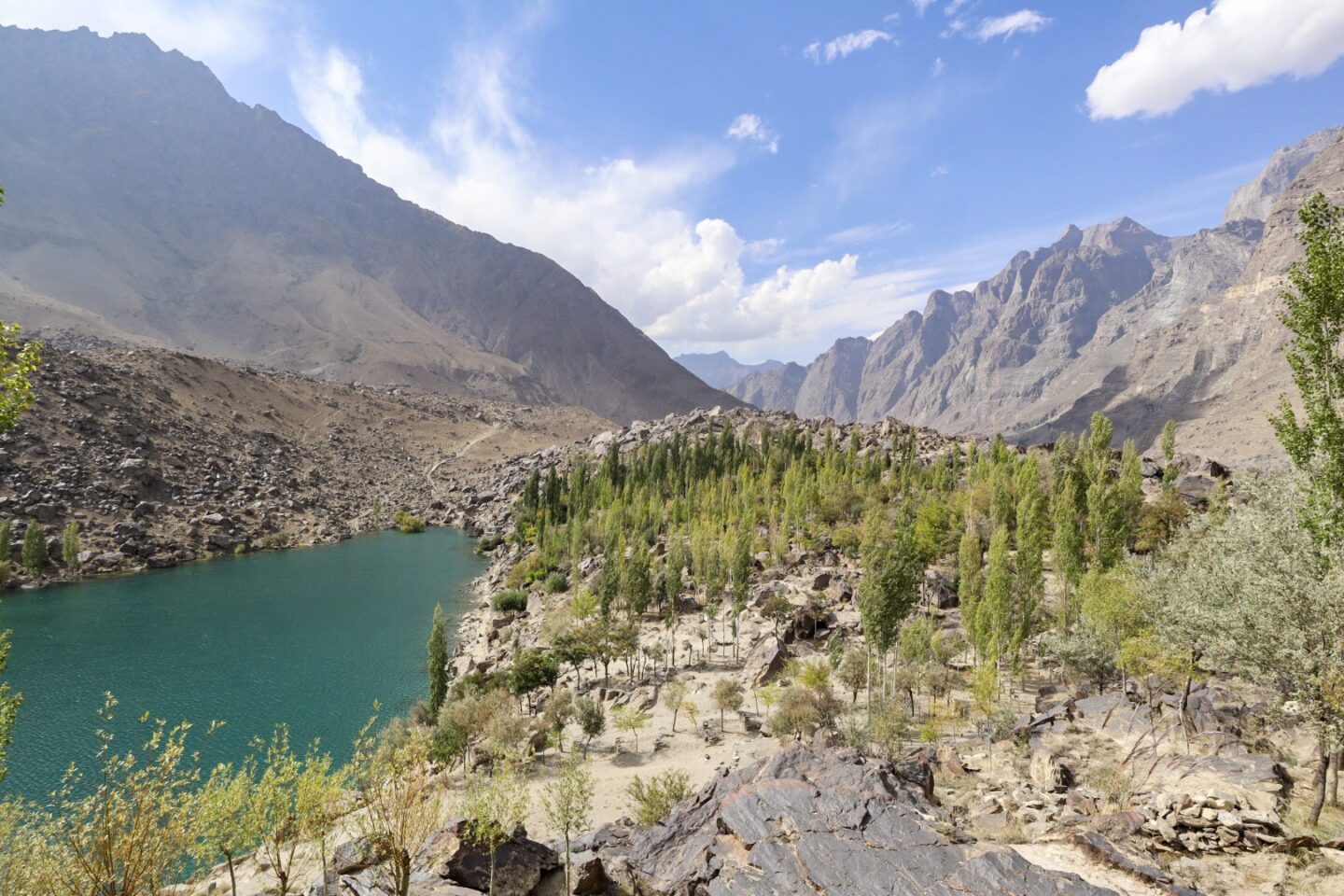 Upper Kachura Lake Skardu Pakistan - Upper Kachura Lake and Mountains Pakistan | best places to visit in Asia in July and August
