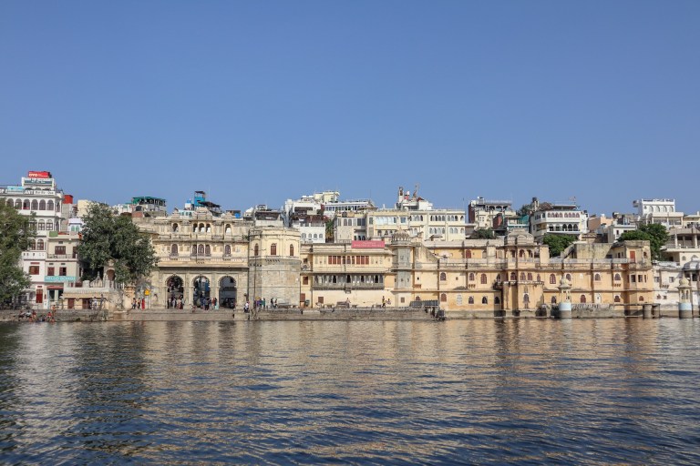 Places to visit in India Udaipur - Udaipur city from river boat trip | best places to visit in India