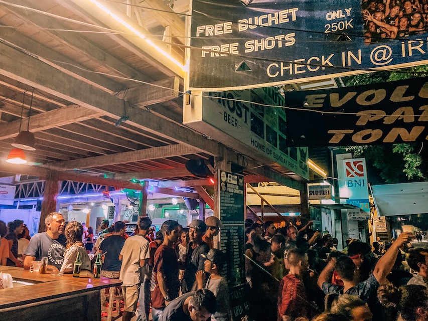 Evolution party on Gili T - things to do in Gili Trawangan, party at Evolution on Gili T