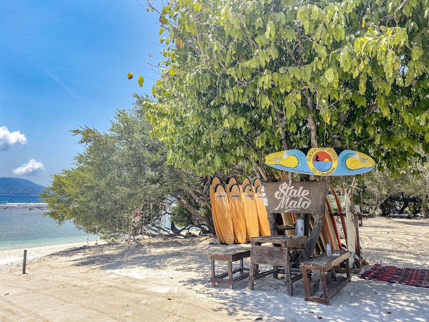 Surf point Gili T - things to do in Gili Trawangan, surf school Gili T