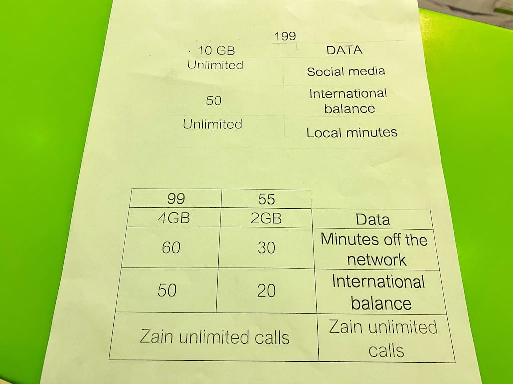 Zain store sim card at Riyadh Airport - sim card in Riyadh Airport, Zain store sim card at Riyadh Airport