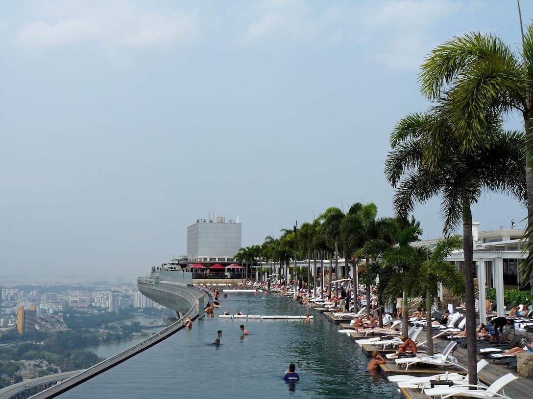 One Day in Singapore, Marina Sands Hotel Pool - One Day in Singapore, Marina Sands Hotel Pool
