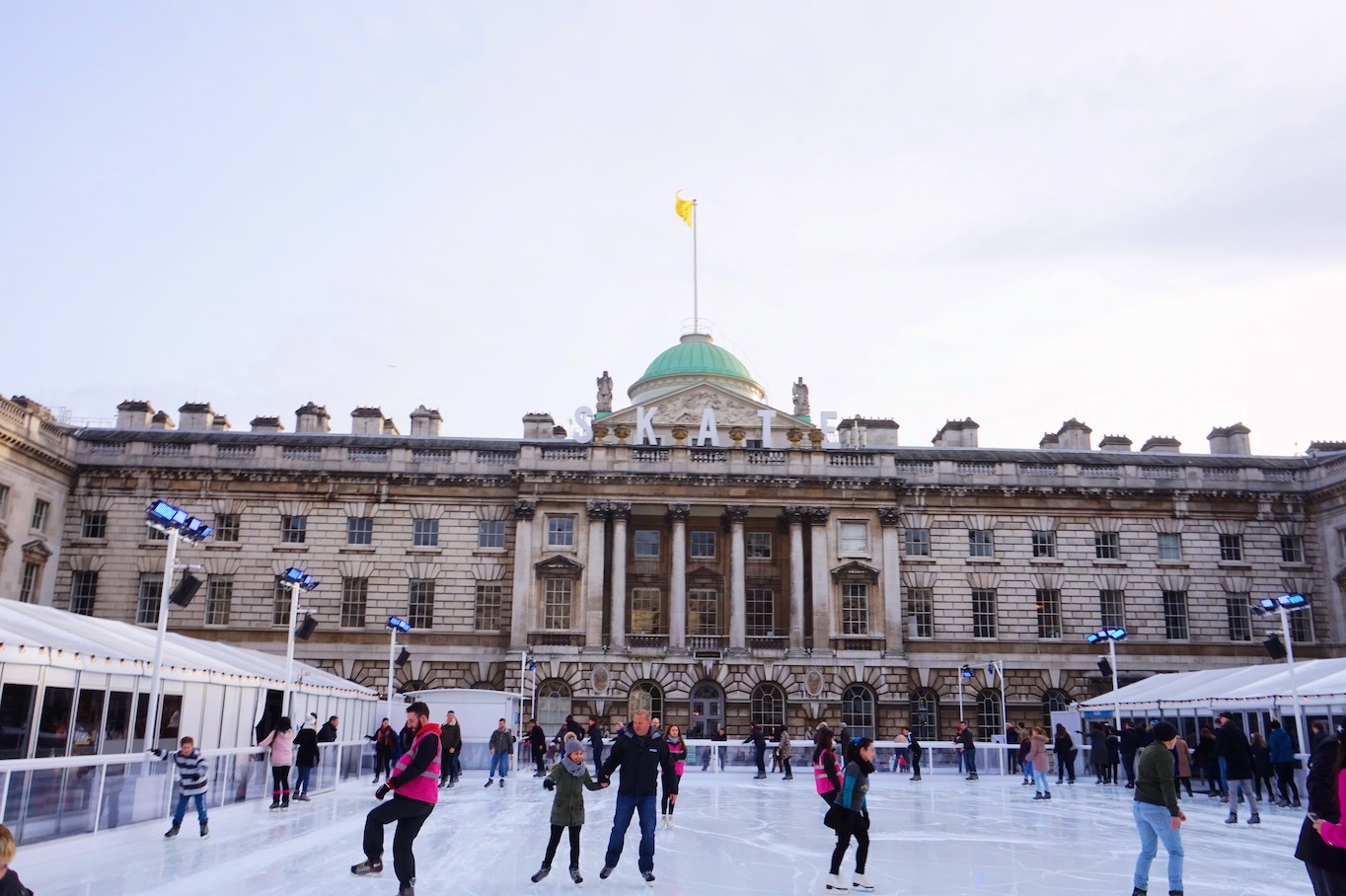 Ice Skating Somerset House - things to do in winter in London, Somerset House Ice Skating