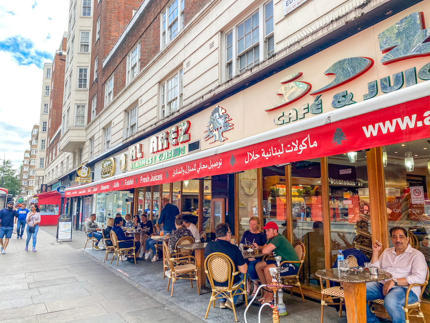 Lebanese Restaurant Edgeware Road - arab areas in London, Lebanese Restaurant Edgeware Road, Al Arez