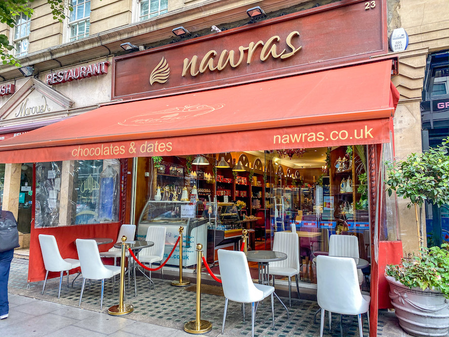Nawras edgware road - arab areas in London, Nawras edgware road