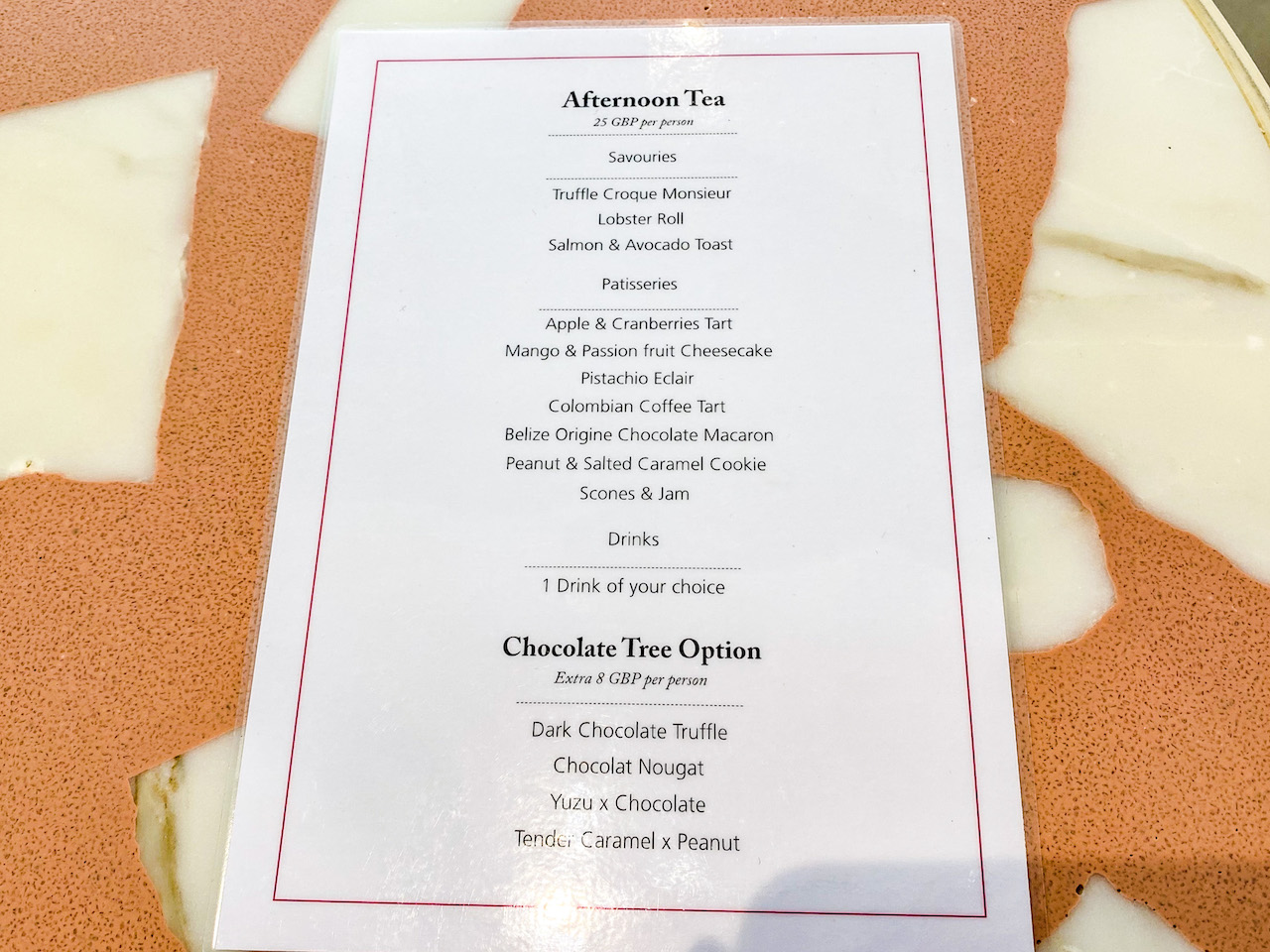 Bafarat Cafe - Bafarat Cafe, Afternoon Tea Menu
