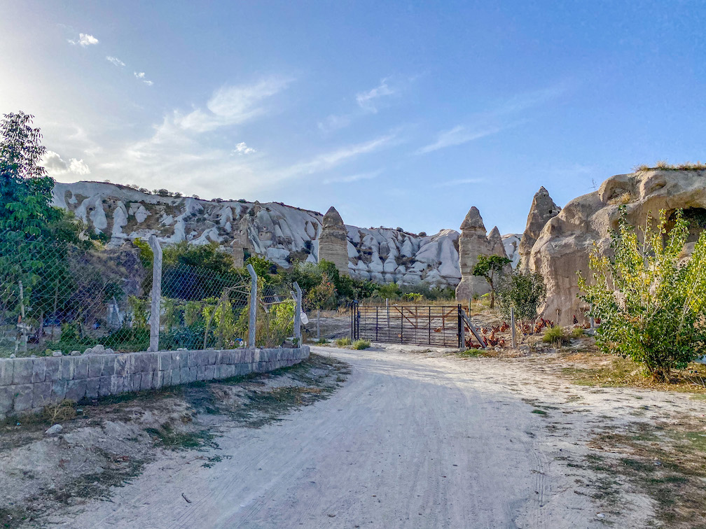 Pigeon Valley Cappadocia - Pigeon Valley Cappadocia, gate and footpath