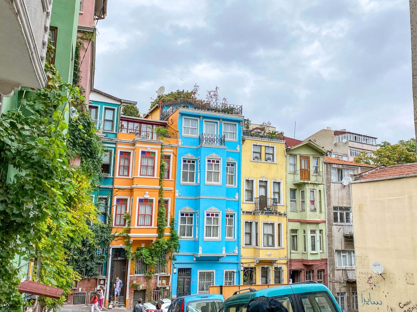 colourful houses in Balat, where to stay in Istanbul - colourful houses in Balat, where to stay in Istanbul