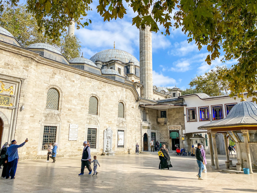 Eyup mosque from outside, Istanbul Hidden Gems - Eyup mosque from outside, Istanbul Hidden Gems