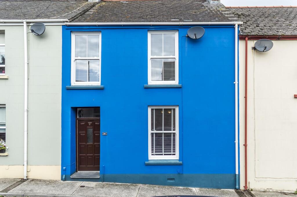 Sandy Retreat Cottage Tenby Blue Exterior - Sandy Retreat Cottage Tenby Blue Exterior