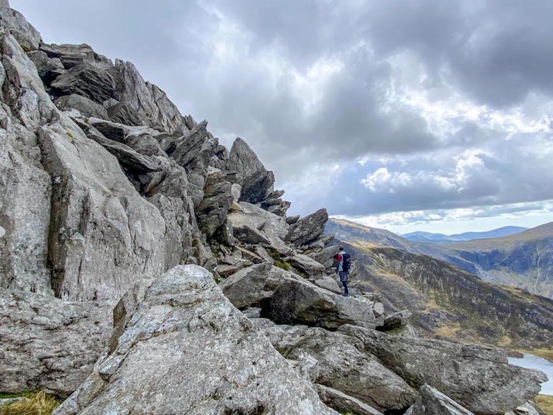 Tryfan climbing route - Tryfan climbing route
