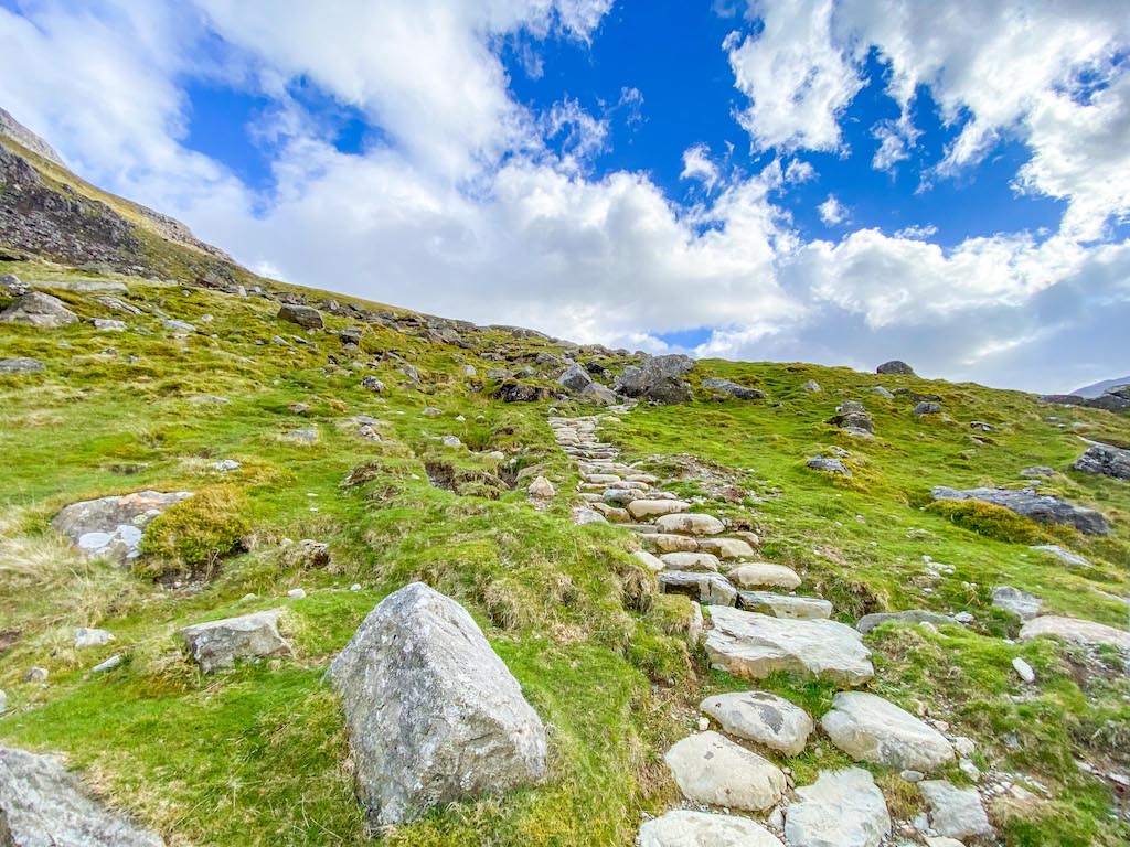 climbing Tryfan - climbing Tryfan