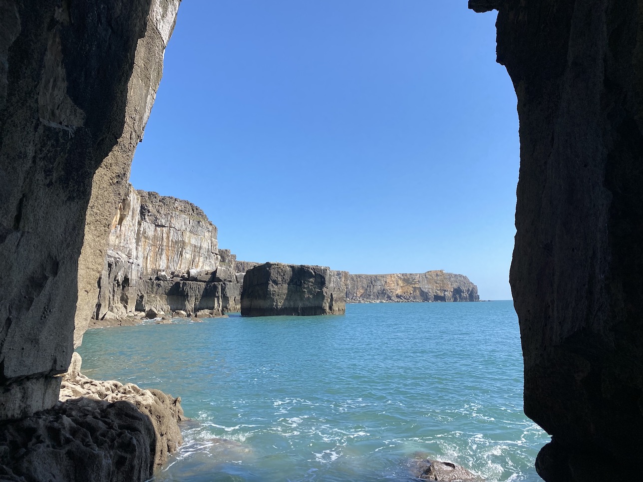 St Govan's Chapel - St Govan's Chapel Ocean