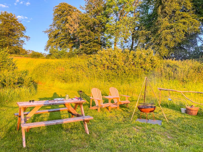 Royal Oak Farm Devon Cabins BBQ - Royal Oak Farm Devon Cabins BBQ