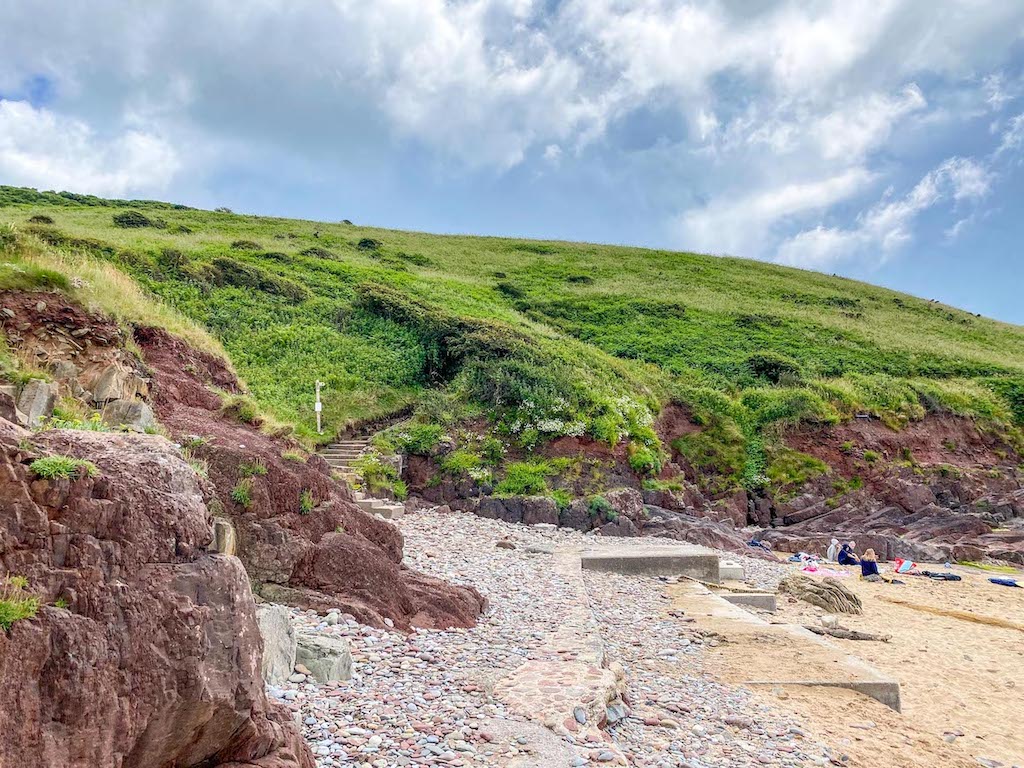 Manorbier Beach, Church Door Cove & Shrinkle Haven - Manorbier Beach, Church Door Cove & Shrinkle Haven