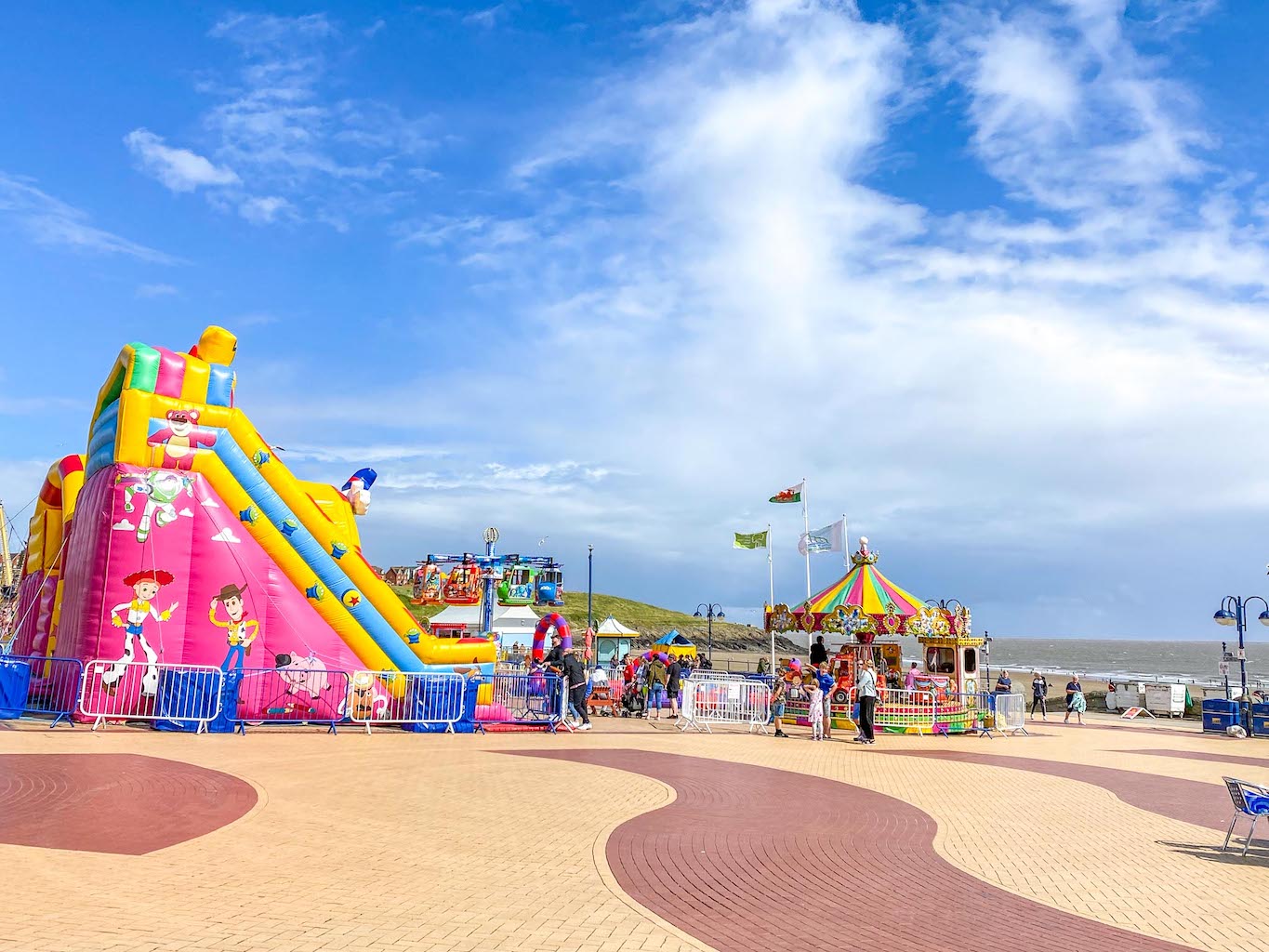 Barry Island Beaches, Barry Island seafront funfair - Barry Island Beaches, Barry Island seafront funfair