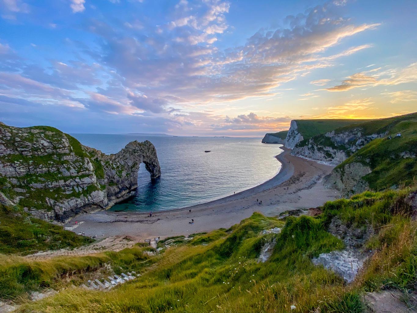 London to Durdle Door, Durdle Door at Sunset - London to Durdle Door, Durdle Door at Sunset