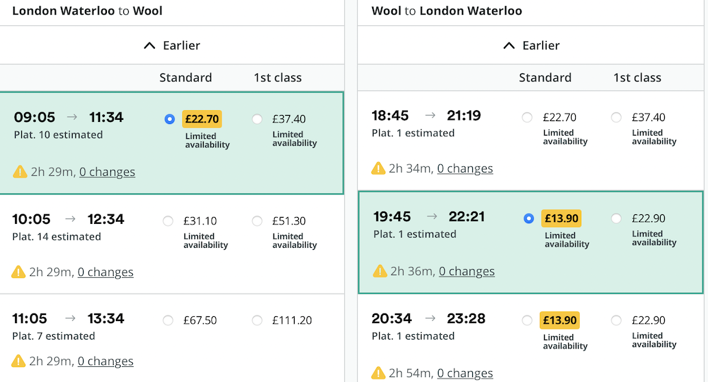 London to Durdle Door train tickets and times - London to Durdle Door train tickets and times