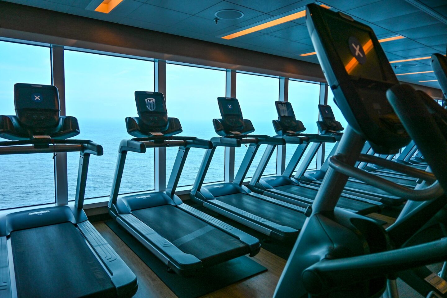 Princess Cruises from Southampton, ship gym - Princess Cruises from Southampton, ship gym