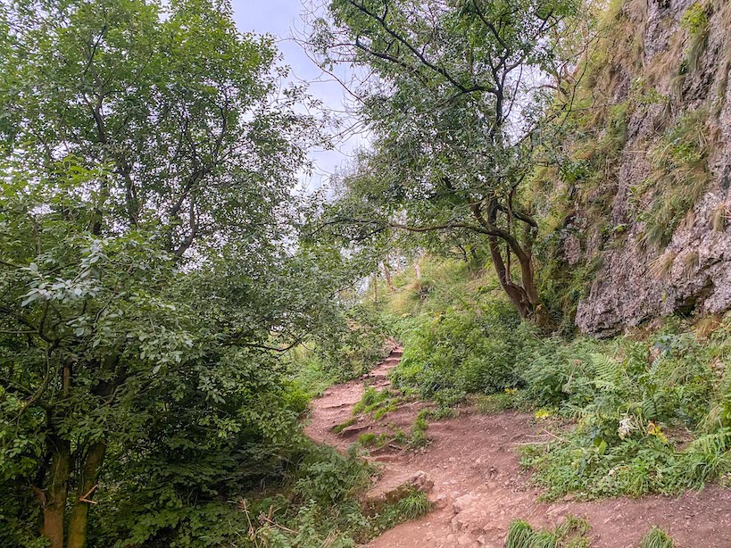 Thor's Cave Walk, Thor's Cave footpath - Thor's Cave Walk, Thor's Cave footpath