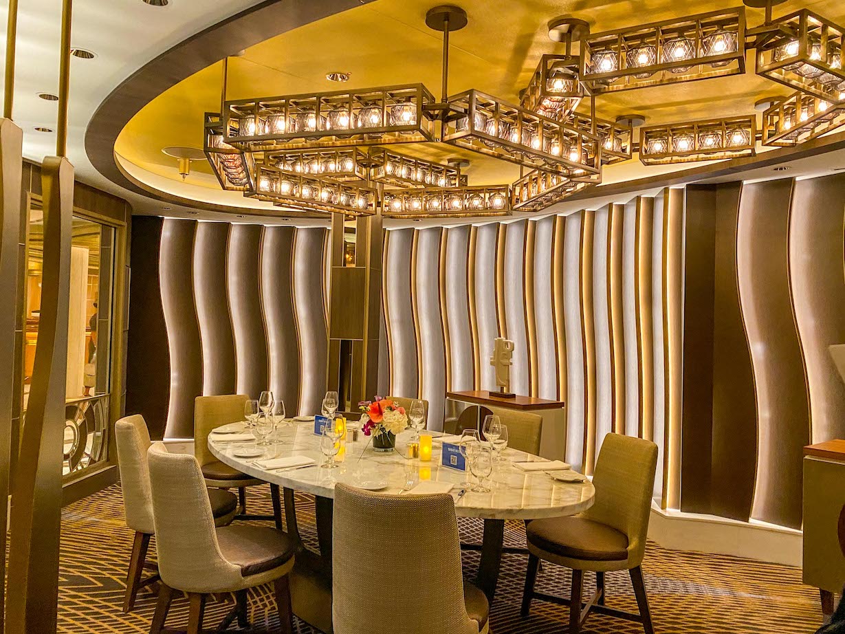 Princess Cruises from Southampton, Sabatini's restaurant - Princess Cruises from Southampton, Sabatini's restaurant