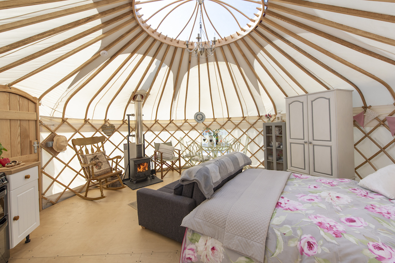 glamping in Devon, glamping Yurt Devon - glamping in Devon, glamping Yurt Devon