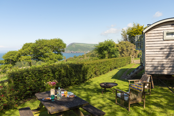 glamping in Devon, glamping pod devon outside - glamping in Devon, glamping pod devon outside