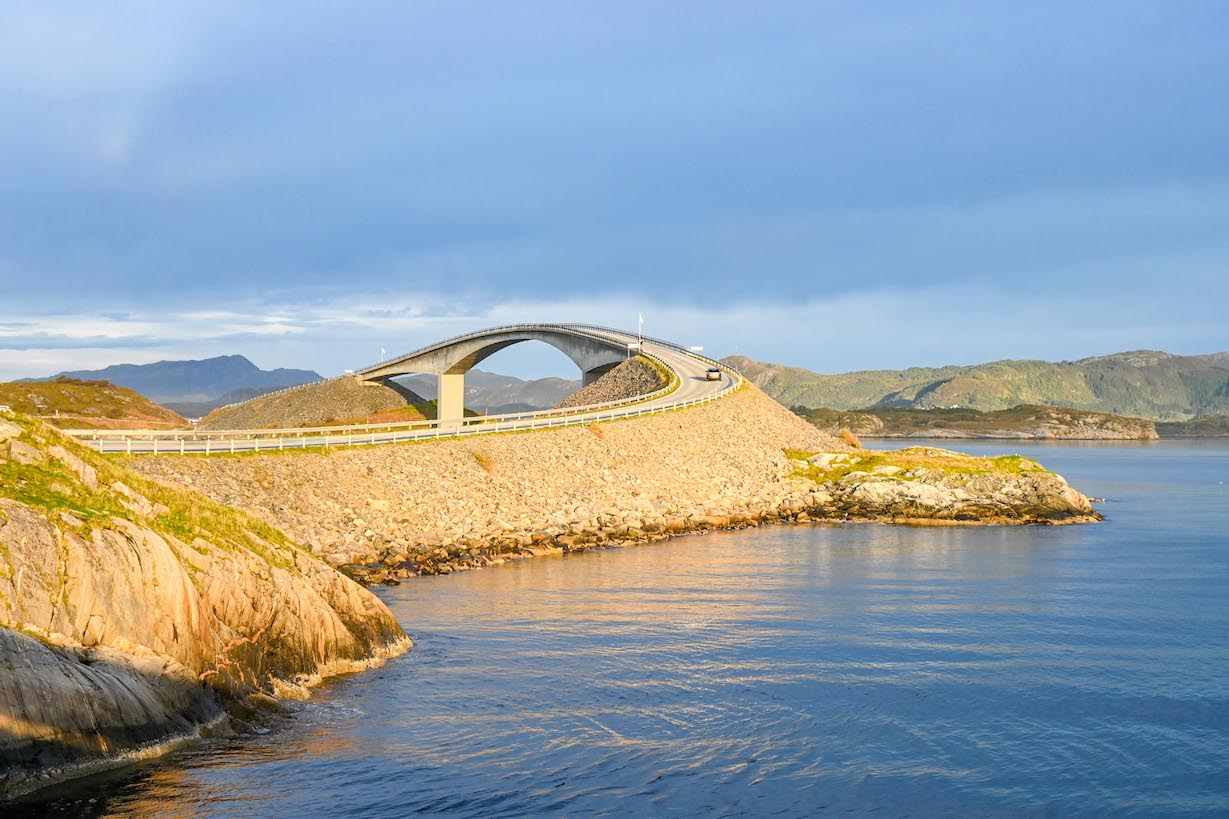 Atlantic Ocean Road Norway, Storseisundet Bridge - Atlantic Ocean Road Norway, Storseisundet Bridge