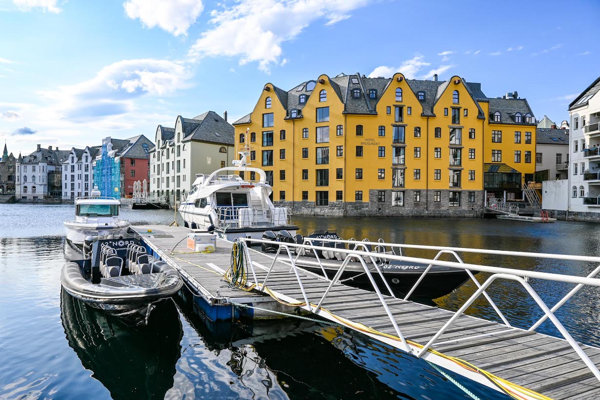 Norway road trip, Alesund Art Nouveau buildings - Norway road trip, Alesund Art Nouveau buildings