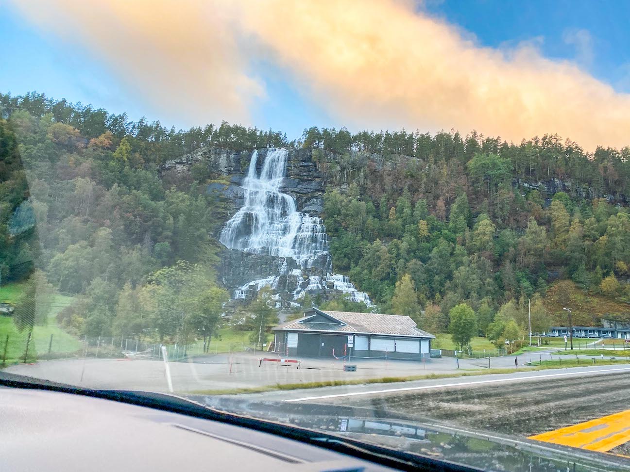 Bergen to Alesund, Tvinnefossen waterfall - Bergen to Alesund, Tvinnefossen waterfall