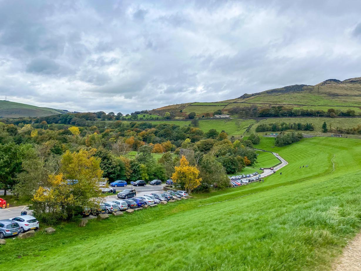 dovestone reservoir walk, dovestone car park - dovestone reservoir walk, dovestone car park