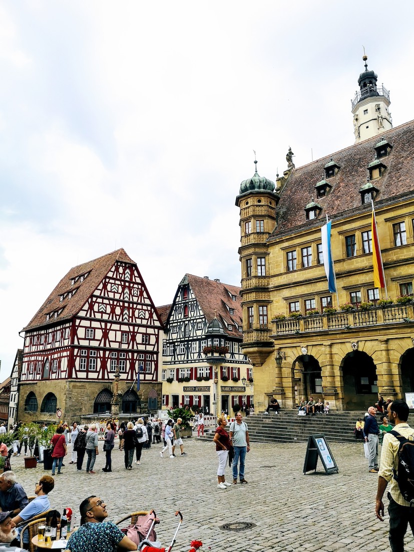 Places to visit in Bavaria, Town hall and market square, Rothenburg ob der Tauber - Places to visit in Bavaria, Town hall and market square, Rothenburg ob der Tauber